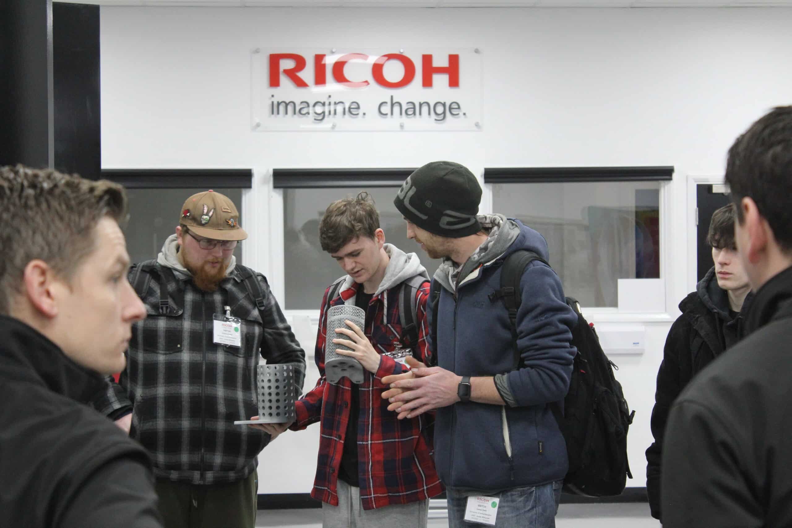 Students at Ricoh Event
